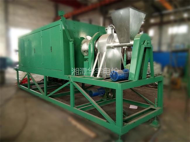 66KW粉體材料實驗回轉爐試爐成功 準備發貨